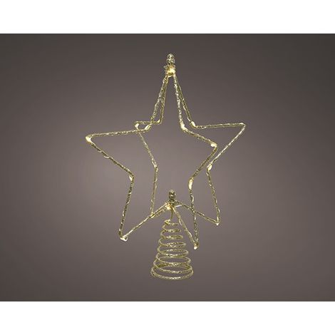 STELLA ALBERO DORATA MICROLED - 20X20X25