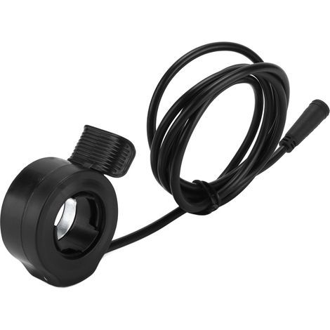 Prise d'accélérateur de pouce, connecteur d'accélérateur de pouce gauche droite étanche 3 broches pour vélos de montagne électriques avec tube de guidon de 22mm. (1/5)