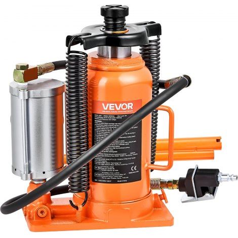 Cric Bouteille Hydraulique et Pneumatique Capacité 20 T (1/5)