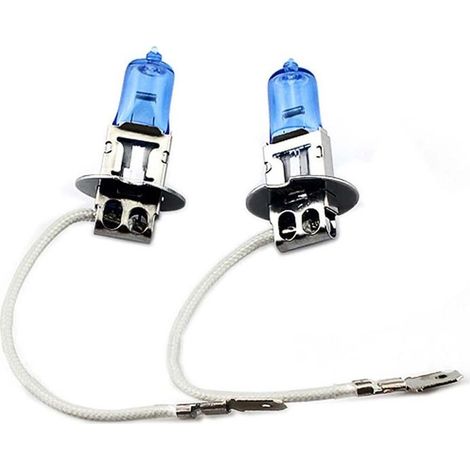 Lampadina per auto h3 55 watt 12 volt luce bianca o calda lampadina alogena di ricambio