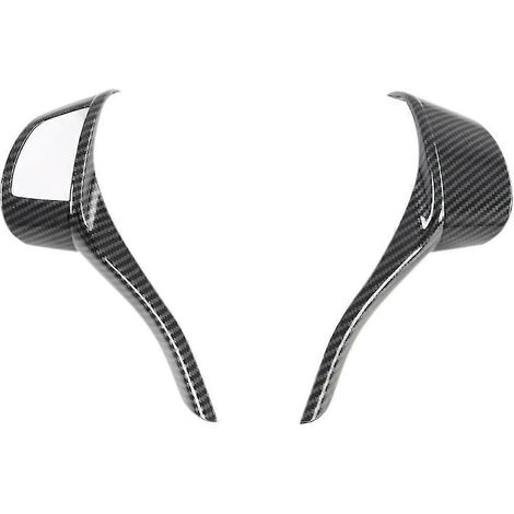Autocollant décoratif en fibre de carbone pour panneau de volant de voiture Navara Np300 2016-2021 (1/4)