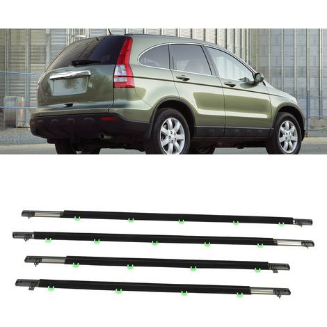 Satz mit 4 geformten Chrom-Fensterdichtungen für Honda CR-V 2007-2011 72410-SWA-A01 (MW-1016-C) (übergroß) (1/5)