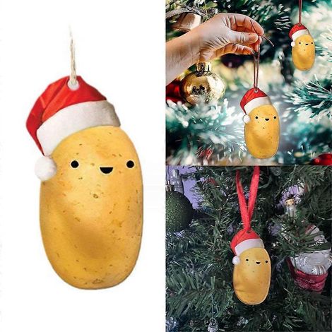 Décorations de Noël élégantes en pommes de terre pour l'intérieur et l'extérieur. Artisanat raffiné. (1/4)