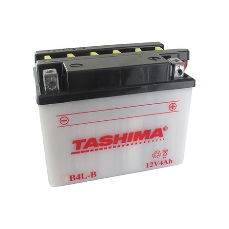 Batteria al Piombo Tashima Rinforzata 12V, 4A per Scooter Moto L: 120, L: 70, H: 92mm, + a Destra. (consegna)