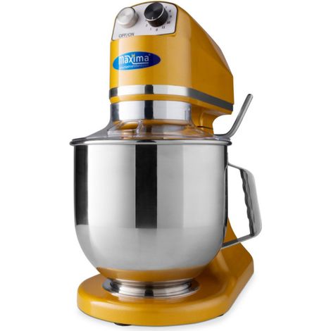 Mixer planétaire professionnel 7 L - 11 vitesses, 2 kg de pâte - or