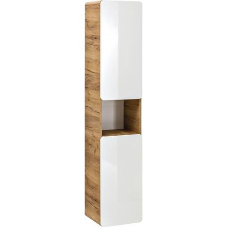 Grande armoire murale - 35 x 32 x 170 cm - Archipel White - Livraison gratuite (1/5)
