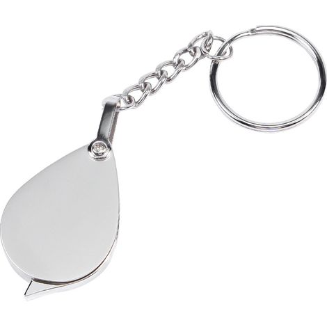 Sollbry Lot de 2 petites loupes de poche 10x pour bijoux, loupe à persienne pliable, porte-clés, bague de bijoux, convient pour la lecture de livres de loisirs scientifiques, de bijoux, de pièces de m (1/4)
