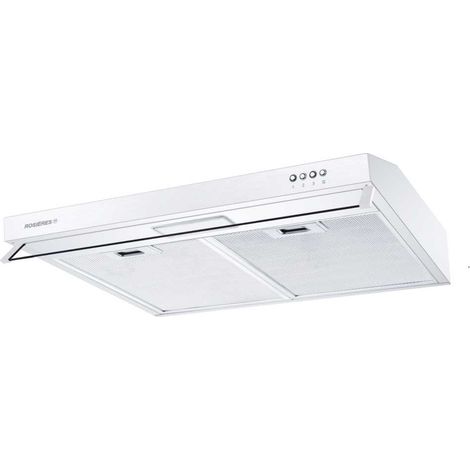 Rosieres – Hotte casquette 600mm – Aspiration conduit/recirculation – 3 vitesses – 66 dB – 348 m³/h – RHC6381RB