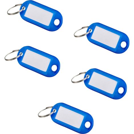 Set di 5 portaetichette 50 x 22 mm, colore blu – THIRARD (1/2)