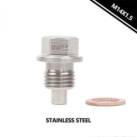 Bouchon de vidange d'huile magnétique moteur, écrou de carter, boulon de carter, joint M14x1,5 M16x1,5 M18x1,5-M14 1,5- (1/5)