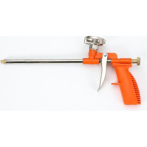 Pistolet à Mousse Polyuréthane, Applicateur pour Joints, Corps Métallique Orange (1/5)