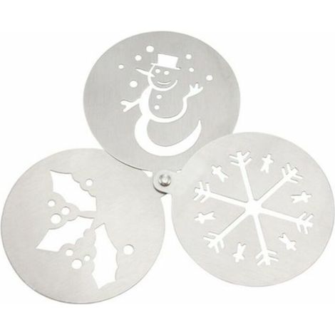 Weihnachtsmodell-Set - 144499 - 3 Stück - Metall - Rot - Festdekoration