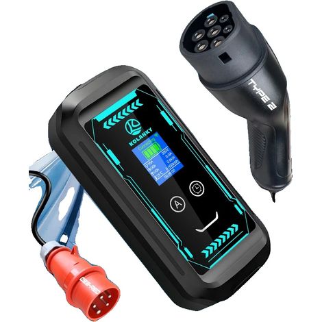 Cargador para vehículos eléctricos, 11 kW de potencia, portátil tipo 2, 11 kW APP Kolanky, Tipo 2 (1/2)