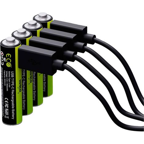 Verico LoopEnergy USB-C Batteria ricaricabile USB-C ® Li-Ion 600 mAh 1.5 V 4 pz. (1/3)