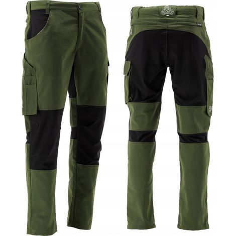 Arbeitshose SERWAL 4-Way STRETCH grün/schwarz Gr. XXL