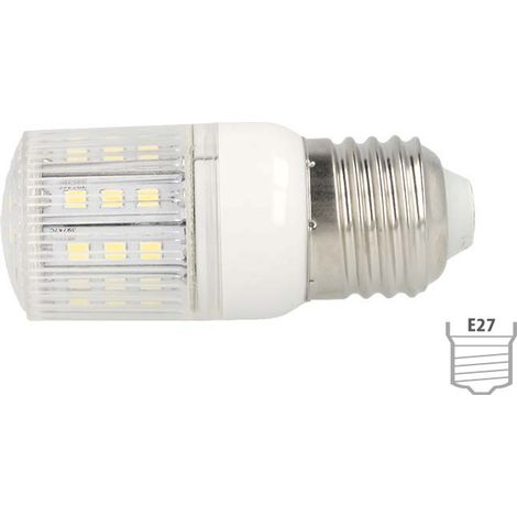 Lampada LED E27 4W 220V 27 SMD 5050 Bianco Freddo Basso Consumo (1/3)