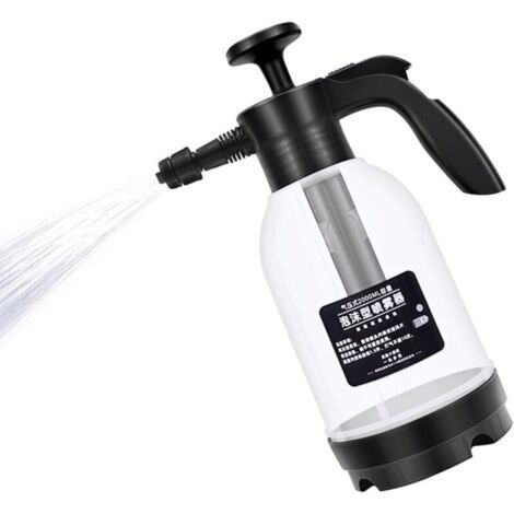 Pulvérisateur À Pression 2L, Mousse À Pompe À Main pour Voiture, Brumisateur d'eau Portable sous Pression, Lance Mousse À Neige pour Voiture (1/4)