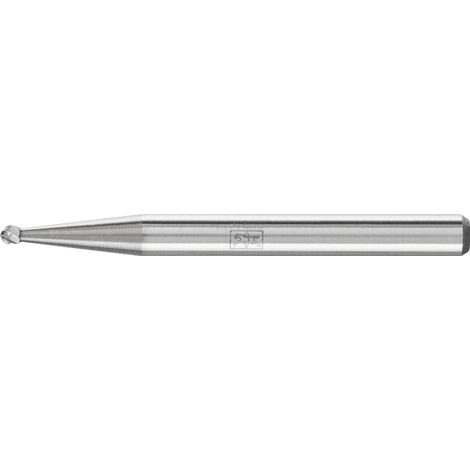 PFERD TOOLS Hartmetall Frässtift Kugel KUD Ø 1,5x1 mm Schaft-Ø 3 mm Z3P universal mittel kreuzverzahnt (1/4)