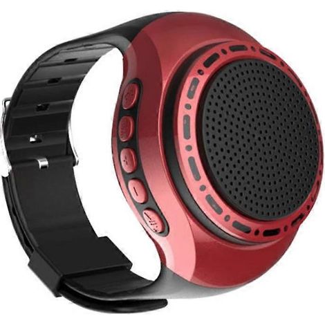 USB Rechargeable Bicycle Audio Wrist Watch Enceinte Cool Lighting Bluetooth-Compatible Sports Musique FM Radio B (1/5)