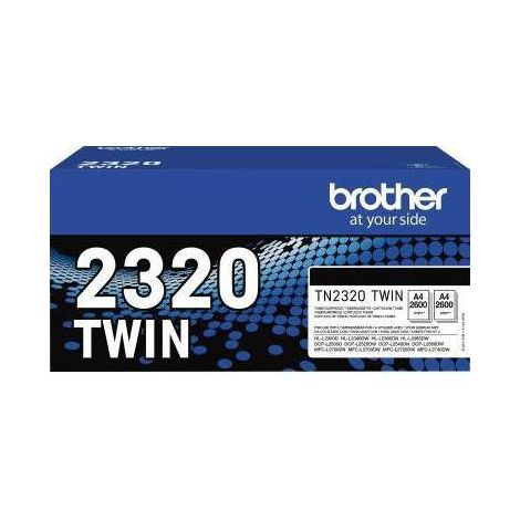 Toner Originalzubehör TN-2320TWIN ca. 2 x 2.600 Seiten schwarz 2 St./Pack.