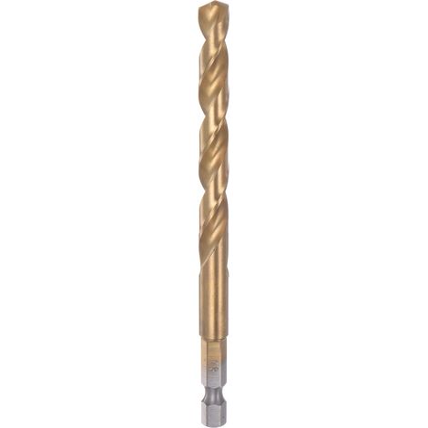 1/4" Hex Tige Foret Perceuse 8mm Titane M35 HSS 105mm L (1/5)