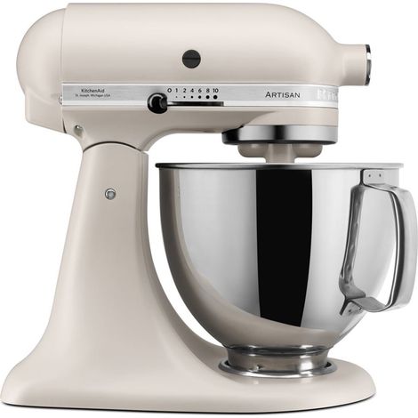 Kitchenaid – Robot pâtissier 4,8L 300W – Moteur puissant pour pâtes lourdes – Bol inox avec poignée ergonomique – 10 vitesses – Couleur milkshake