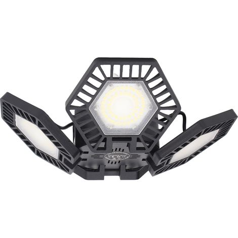 LED-Garagenleuchte, Kaltweiß, 80 W, 4-teilig, 90° verstellbar, LED-Hallenleuchte für Lagerhallen und Fabriken, AC 100–277 V (1/5)