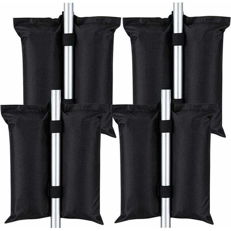 4Pcs Sacs De Poids De Belvédère, Sac De Poids pour Tente à Baldaquin Robuste 420D De Sacs De Sable pour Pop Up Canopy Tent Parasols Terrasse Tentes Parapluie Échelle De Jardin (1/4)