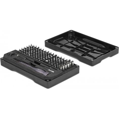 Präzisionsschraubendreher Set delock 106 Teile flexibler Schaft