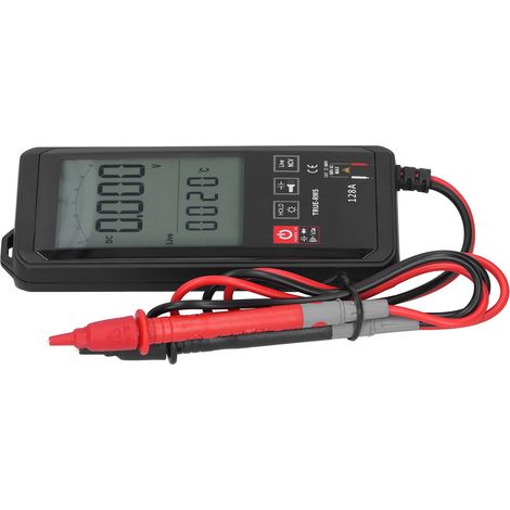 Multimètre numérique tactile LCD intelligent HY128A - Testeur de fréquence et de tension CC/CA - Gris (1/5)