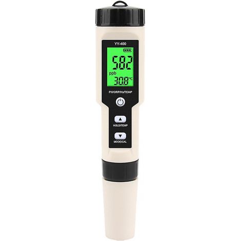 Appareil de mesure multiparamètre numérique, modèle YY-400, 1 unité, 4 en 1, destiné à la vérification régulière de l'acidité des échantillons liquides à usage domestique.-AquaForge (1/4)