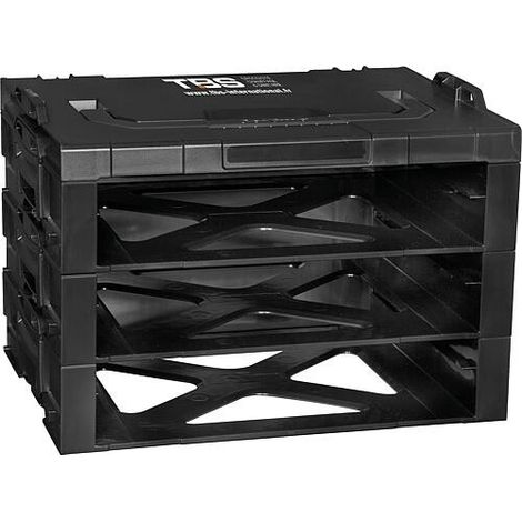 TBS France i-BOXX Rack 3 compartiments noir/gris, vide (1/4)