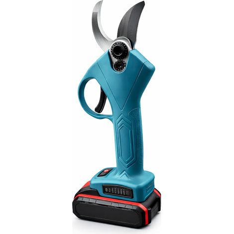 Forbice da Potatura a Batteria 26V con 2 Batterie e Valigia, Taglio 27MM