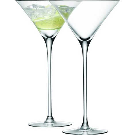 Lot de 2 verres à cocktails Bar, 275 ml, transparents (1/5)