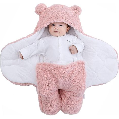 1 gigoteuse bébé, ajustable, en coton doux, pour nouveau-nés 0-3 mois, usage poussette voiture landau (1/5)