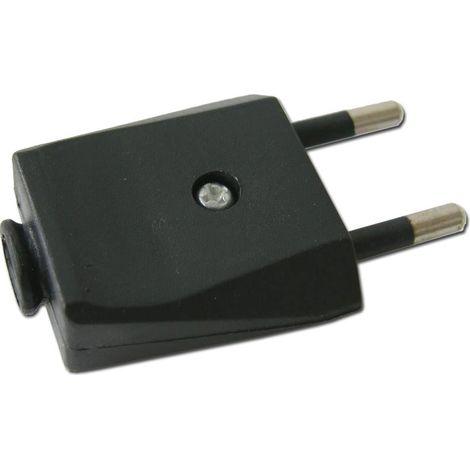 Clavija Bipolar Negra 10-250V Blister 11007-50503