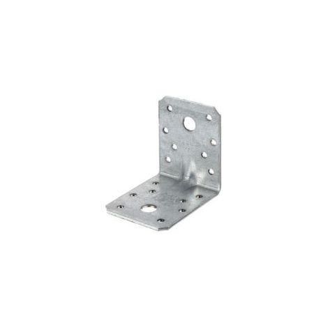 Set di 12 staffe GAH zincate, 70x70x55 mm - Crezuo