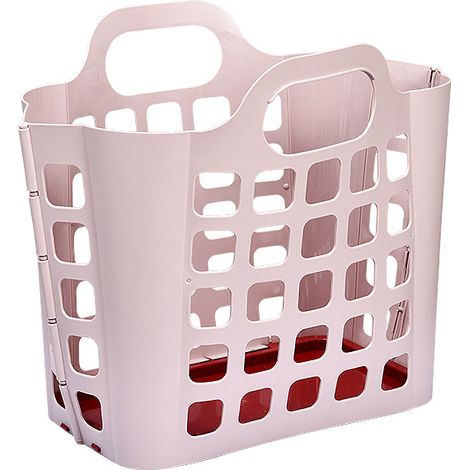 Panier à Linge - 2 Poignées - Capacité 2 Buschels - Aération Totale - Plastique Résistant - Pour Blanchisserie ou Rangement Jouets - 1 Pièce (1/5)