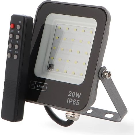 IluminaShop - Foco Proyector LED SMD Mini On 20W con Detector de Movimiento IP65 Blanco Frio 6000K (1/2)
