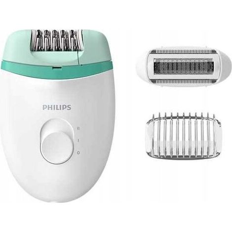 Philips Satinelle Essential BRE245/00 depiladora Verde, Blanco (1/5)