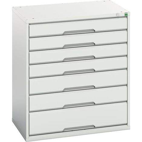 Bott 16925129.16 Verso 7 Drawer Cabinet 800 x 900mm Light Grey BOT169251296