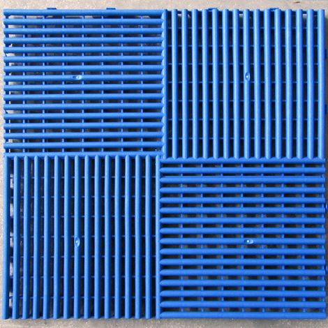 PIASTRELLA IN PLASTICA COLORE BLU 40X40CM (1/2)