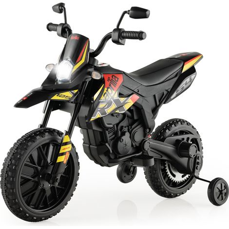 12V Battery Electric Toddler Motorbike Licensed Aprilia Kids Ride On Motorcycle (1/5)