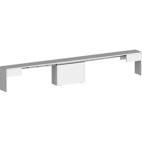 Panca Allungabile 66/290x25x45 cm Pratika Singola A Bianco Lucido (1/5)