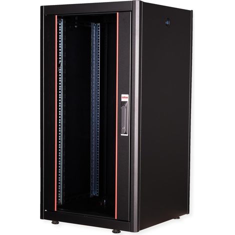 Roline Basic armadio rete nero 22U 600x600 mm