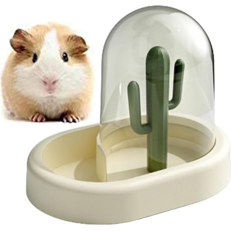 Automatischer Futterautomat für Hamster, Futterautomat für Hamster, Meerschweinchen, Chinchillas, Frettchen und Kleintiere (Gelb) (1/5)