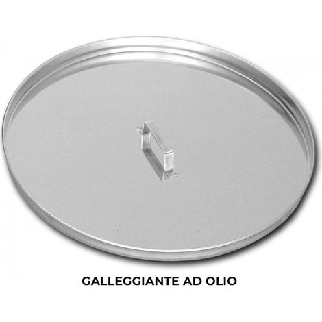 Galleggiante a Olio in Acciaio Inox – Resistente e Affidabile - Diametro: Ø mm 620 - per contenitore inox da lt 300 (1/3)