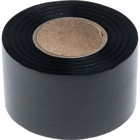 Rs Pro – Ruban isolant en PVC noir 20m x 38mm x 0.13mm – Température max +70°C – Pour chantiers humides – Prix pour 1 rouleau