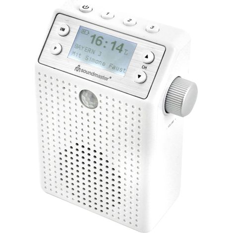 soundmaster DAB60WE Radio prise de courant DAB+, FM Bluetooth, USB fonction mains libres, avec microphone, protégé cont (1/5)