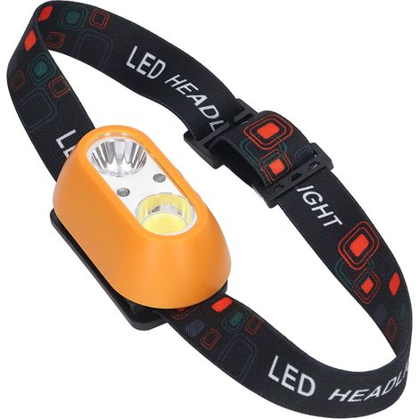 Lampe frontale rechargeable USB, projecteur LED multifonction avec éclairage et entretien, feu arrière rouge de sécurité, fermeture magnétique, batterie intégrée incluse. (1/5)